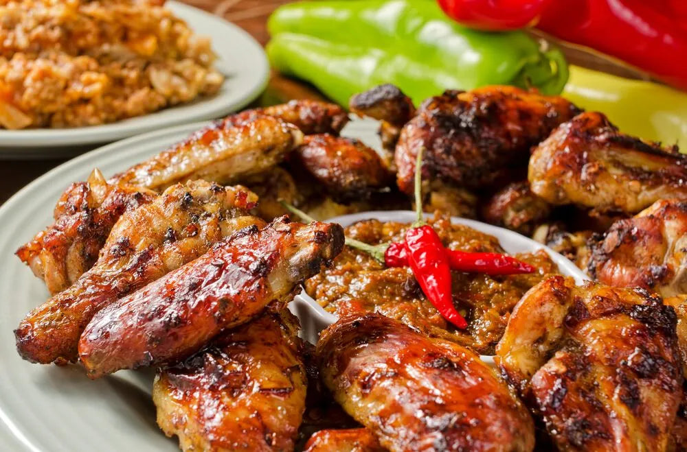 Super-hot-n-smoky Ghost Pepper Chicken Wings