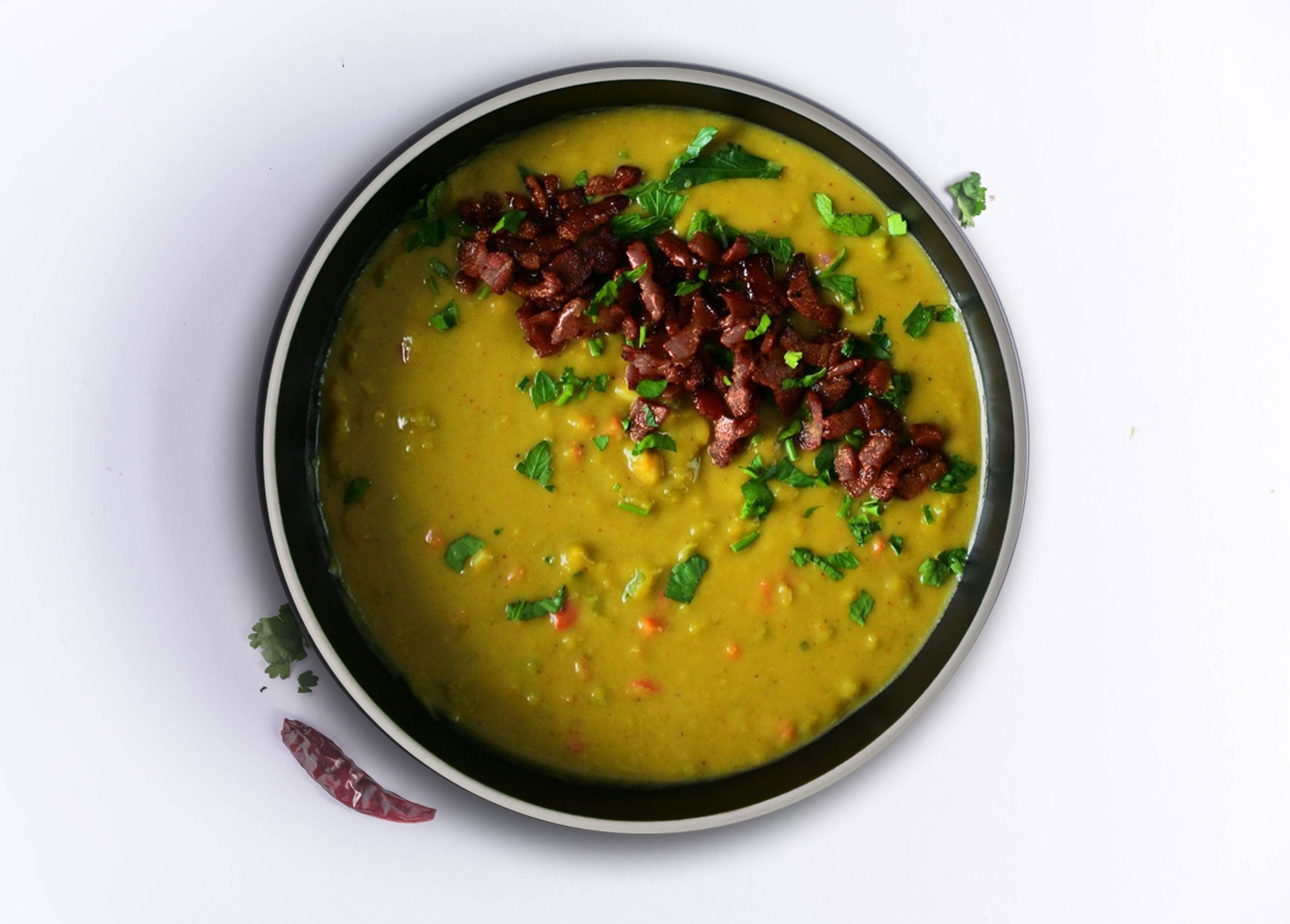 Indian Bacon and Lentil Dal