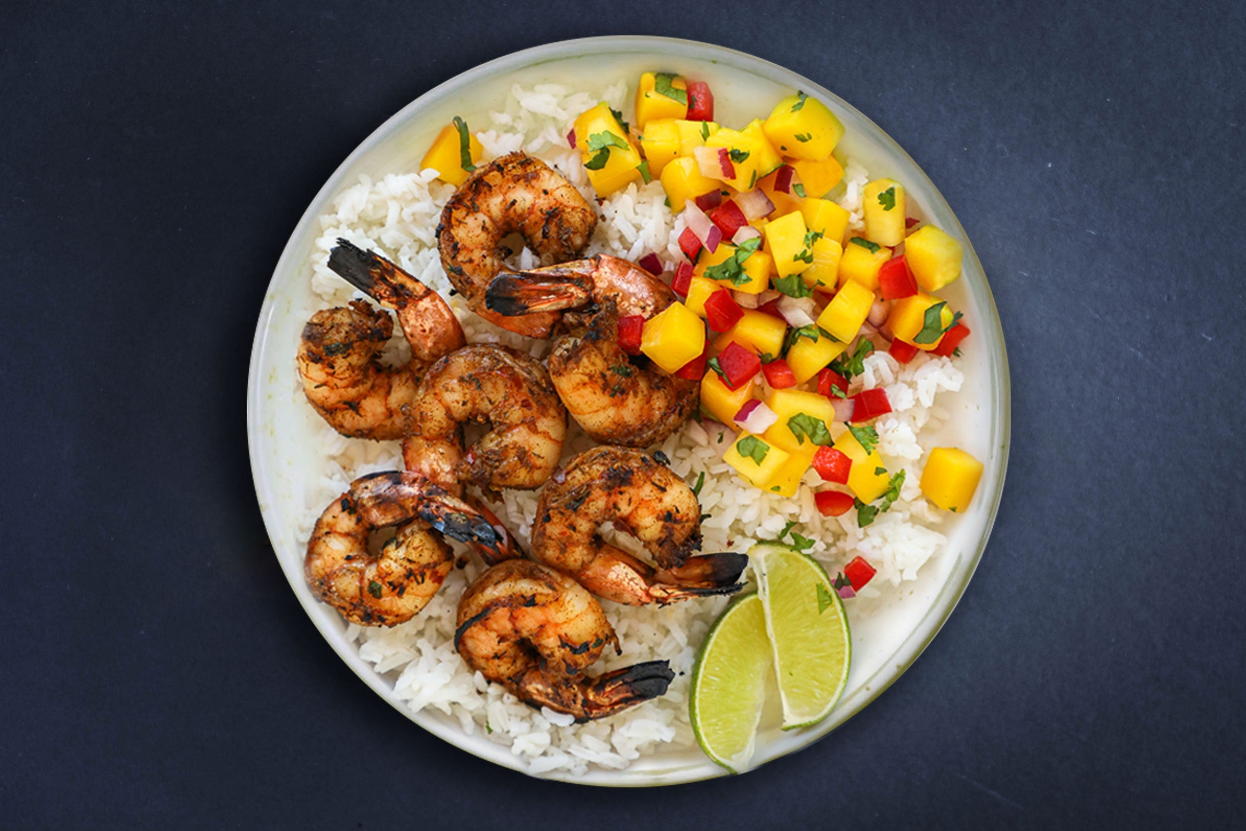 Jamaican Grilled Jerk Prawns
