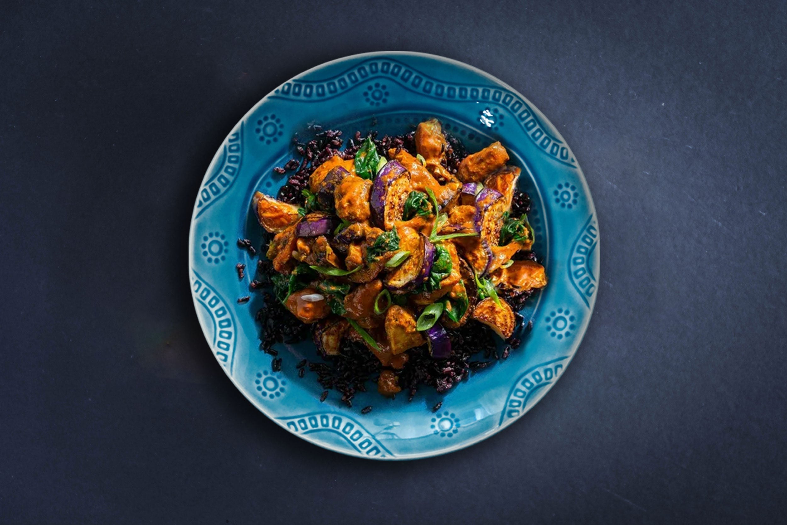 Malay Chicken and Eggplant Rendang