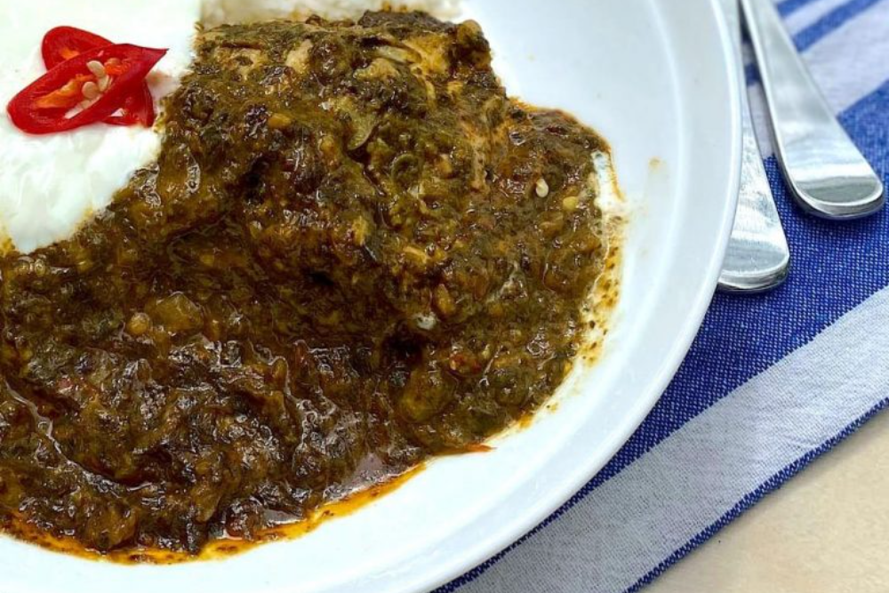 Oven-Baked Madras Palak Chicken