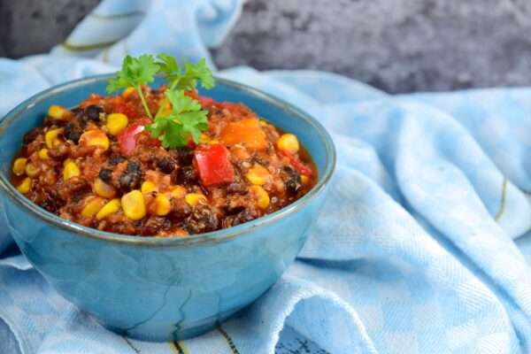 Very-Hot Sweet Potato Chilli with Carolina Reaper Pepper