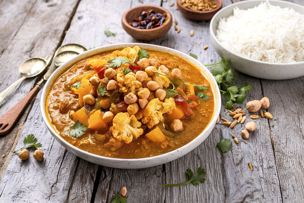 Chickpea & Cauliflower Korma Curry