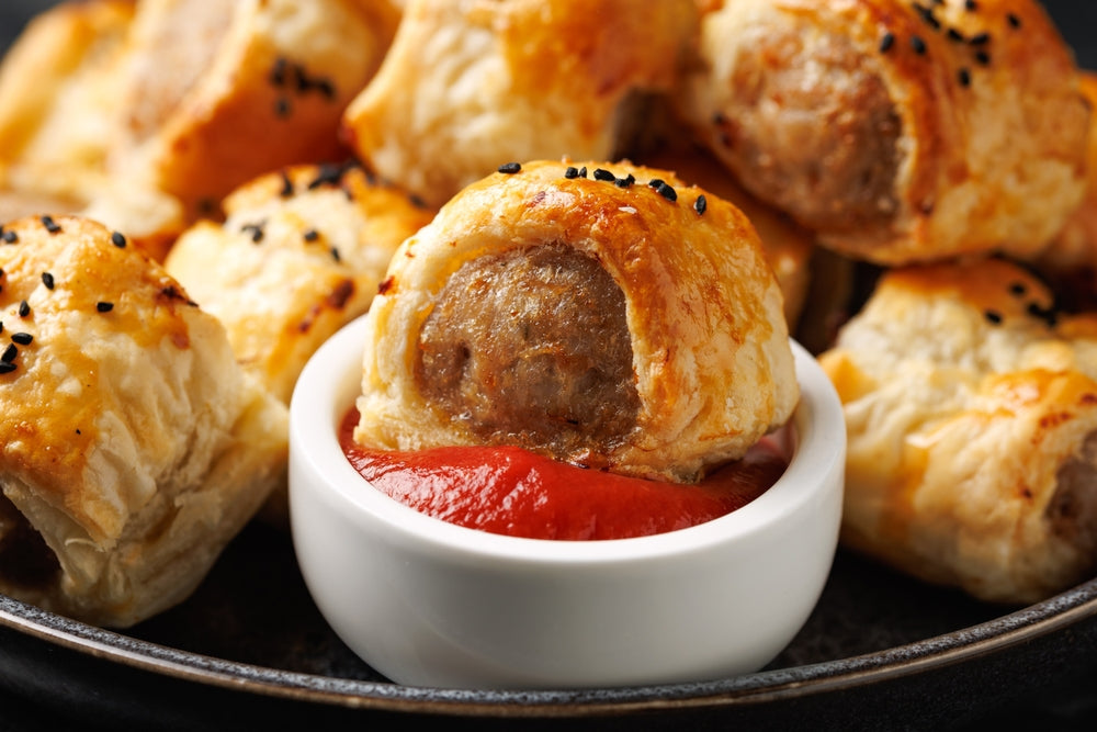 Aussie Herbed Lamb Sausage Rolls