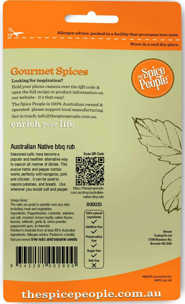 Australian native bbq seasoning 15g - 0