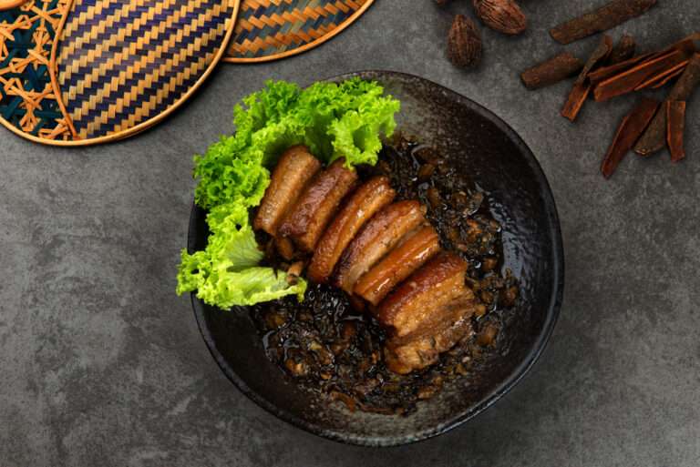 Adobo and Apple Braised Pork Belly