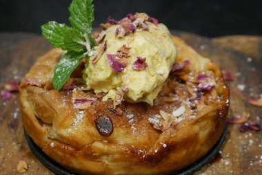 Apple & Mint Pastilla With Moroccan Ras El Hanout Ice Cream