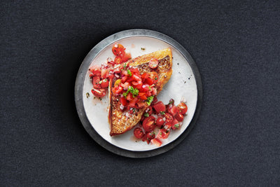 Ethiopian BBQ Fish with Tomato Salsa