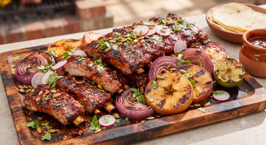 Mexican bbq pork ribs