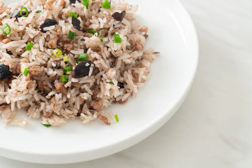 Lebanese Baharat Beef-Loaded Rice (Hashweh)