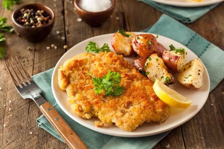 Lemon Myrtle Chicken Schnitzels