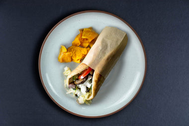 Mushroom Greek Gyros Wraps