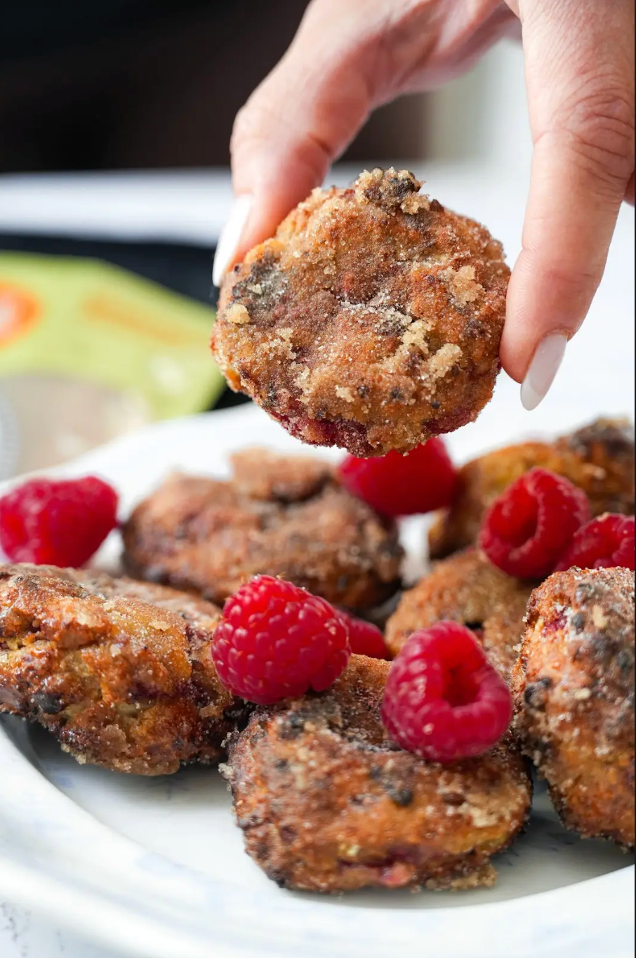 High-Protein Cottage Cheese Cinnamon Doughnuts