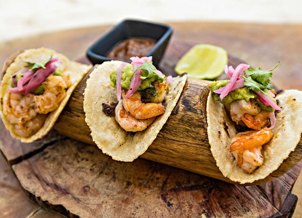 Simple Mexican Prawn Fajitas