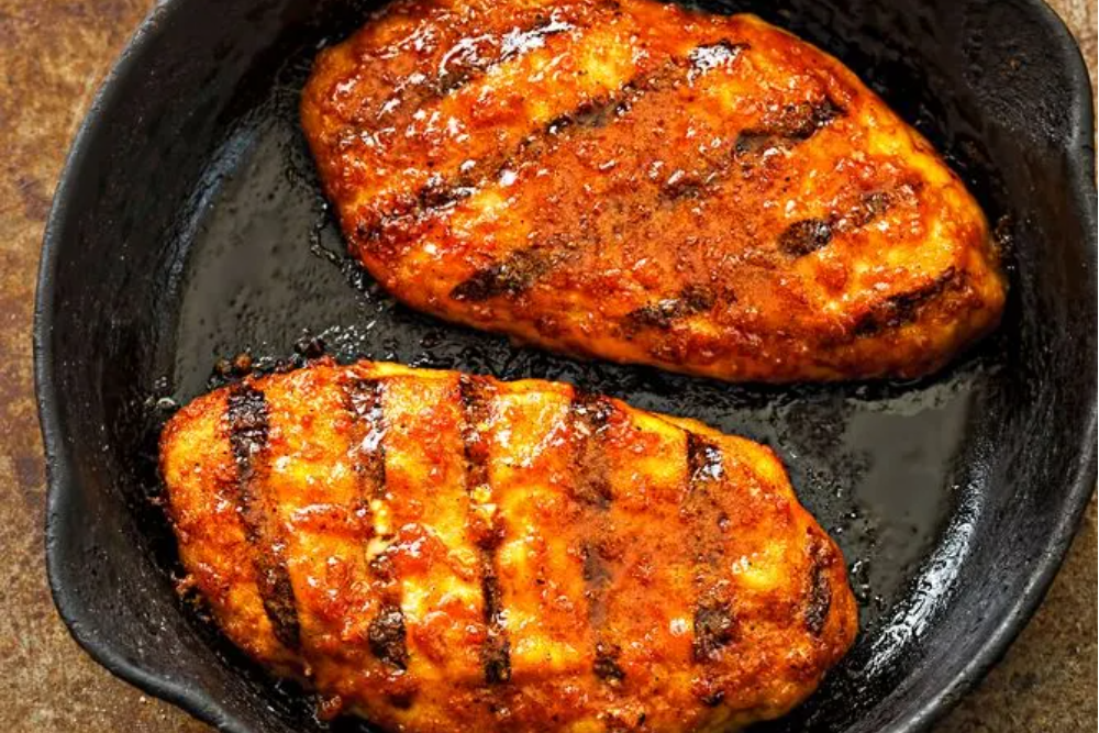 Smoky Chilli and Maple-Glazed Chicken Breasts