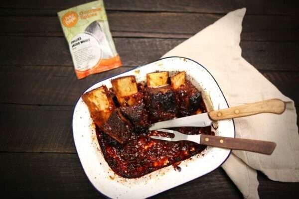 Smoky sticky beef ribs