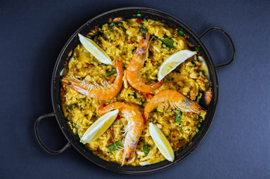 Spanish Paella With Prawns