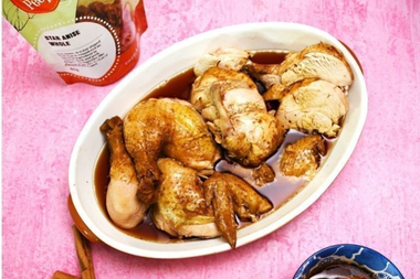 Spiced Soy-Poached Chicken