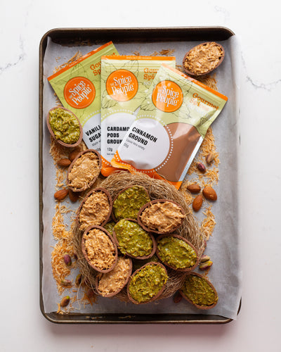 Spiced Dubai Chocolate Easter Eggs