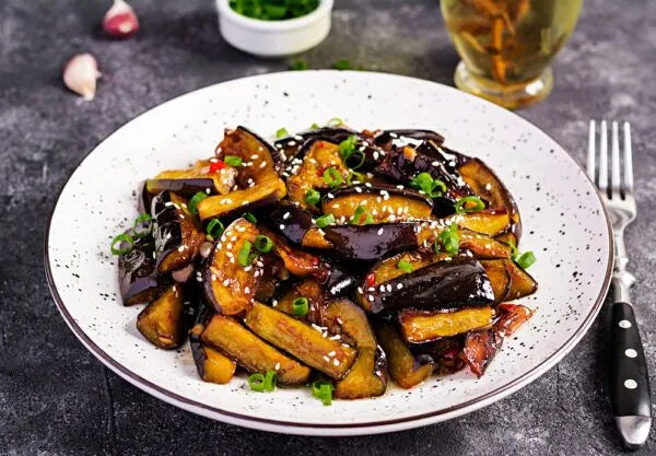 Smoky, Spicy Pulled Eggplant