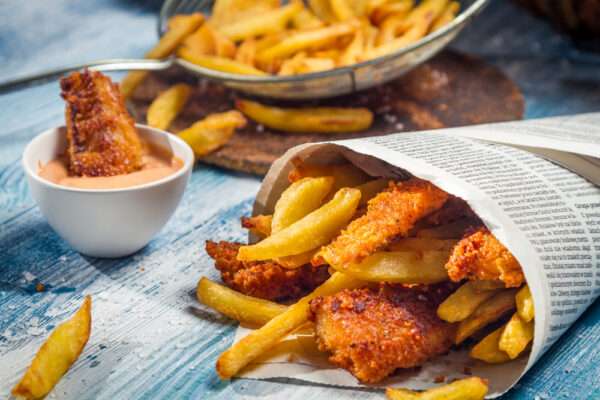 Za’atar Fish and Chips with Sumac Tartare