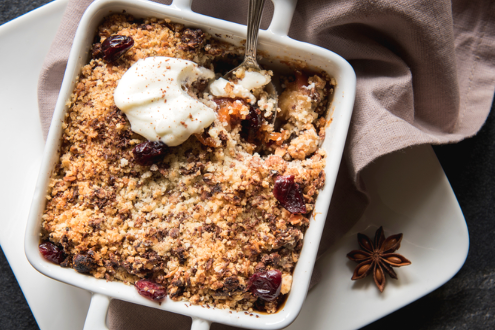 Super-Simple Spiced Apple Crumble