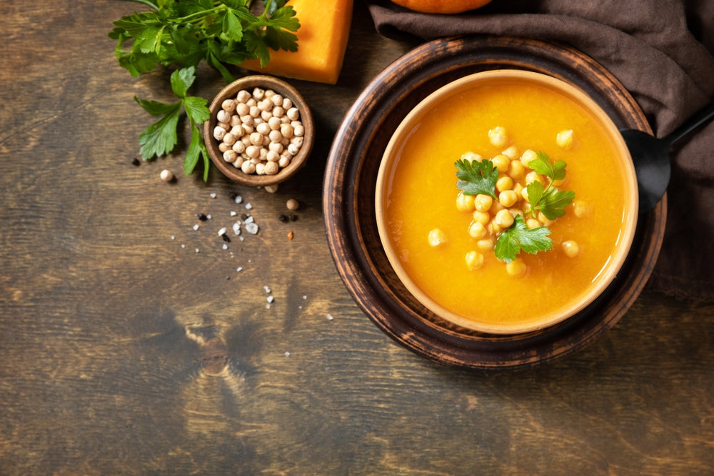 Cumin and Chilli-Spiced Chickpea and Lemon Soup