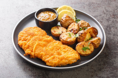 Lemon Myrtle Chicken Schnitzels
