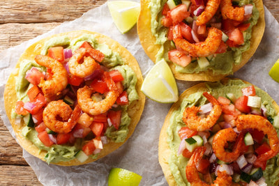Prawn Tostada Platter