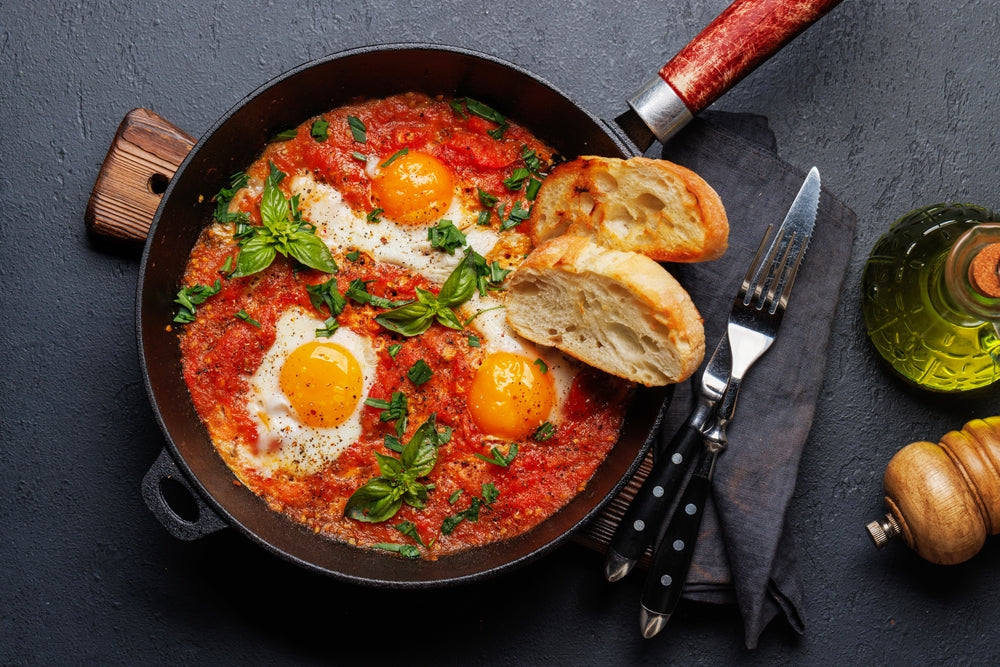 Middle Eastern Shakshuka Eggs