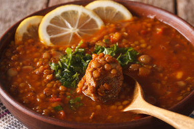 Harissa Lamb and Lentil Stew