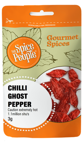 Chilli Ghost Peppers Whole hot 3g