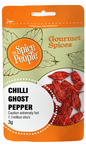 Chilli Ghost Peppers Whole hot 3g