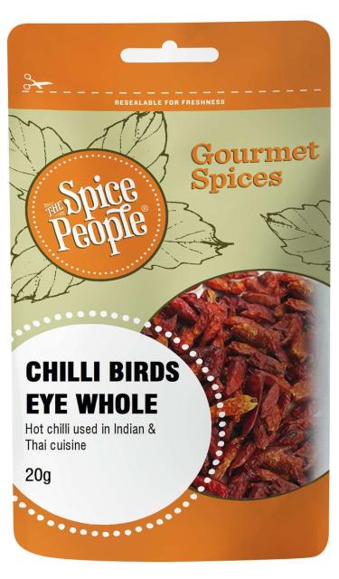 Chilli Birds Eye whole hot 20g