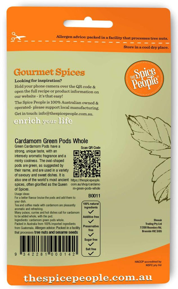 Cardamom Green Pods 12g