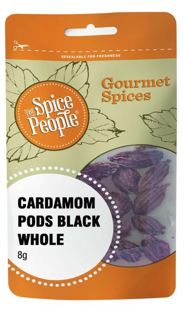 Cardamom black pods whole 8g