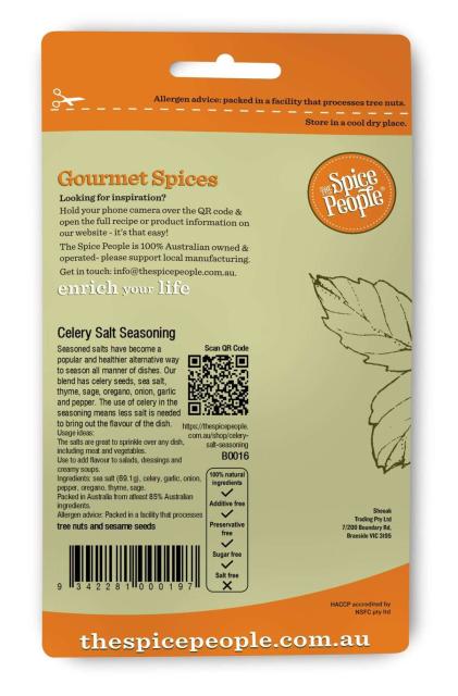 Celery  Salt Seasoning 80g