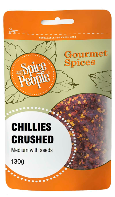 Chillies Crushed  Medium 130g