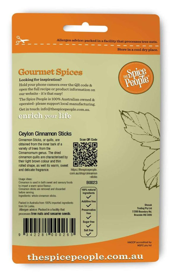 Cinnamon sticks 60g