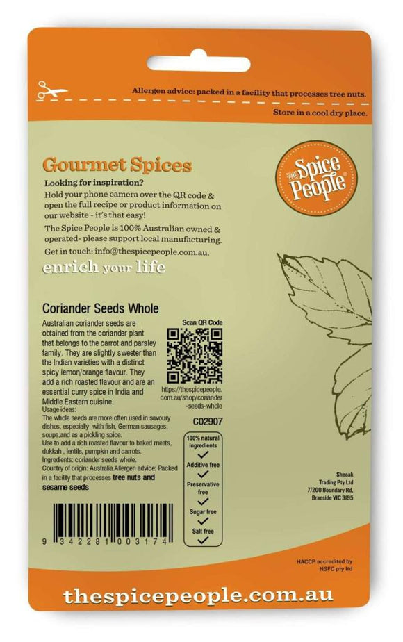 Coriander Seeds Whole 35g