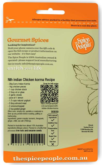 Curry Nth Indian dal makhani mild  * 35g