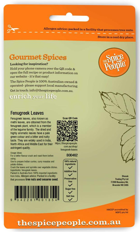 Fenugreek Leaves (Methi) 8g
