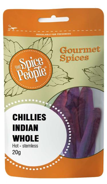 Chilli Indian Whole hot 20g