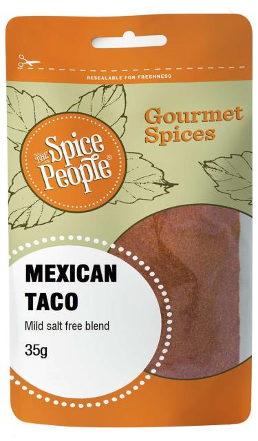 Mexican taco **salt free** mild 35g