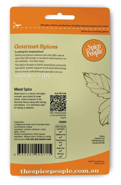 Mixed Spice Blend 45g