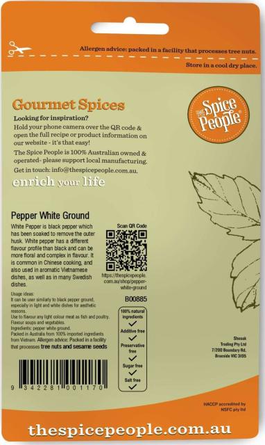 Pepper Black Ground 50g