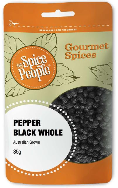 Pepper Black whole Australian Grown 35g