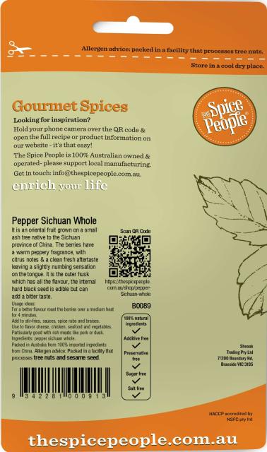 Pepper sichuan wh** 15g