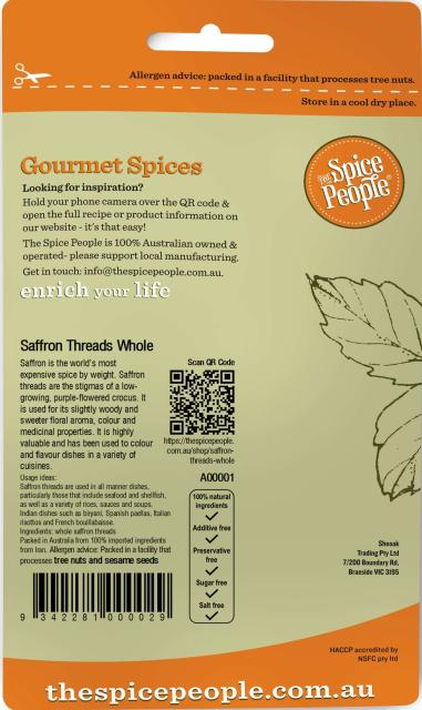 Saffron Threads whole *** 1g