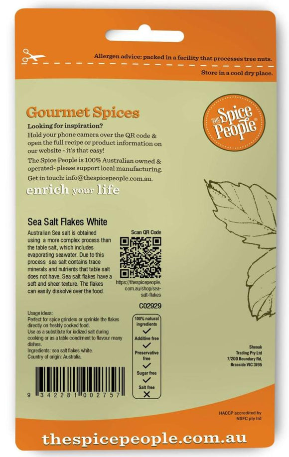 Sea Salt Flakes White 150g